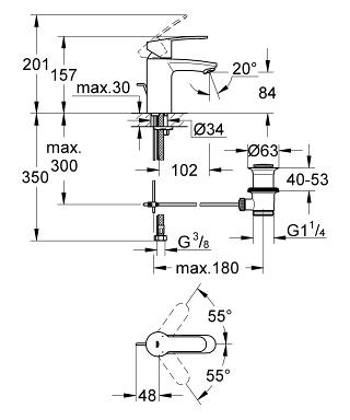 Smesitel-dlya-umyvalnika-Eurostyle-Cosmopolitan-GROHE-3355220E-1