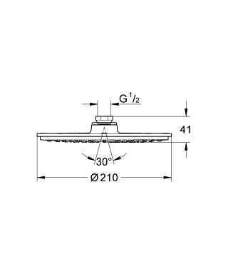 Verhnij-dush-modern-Rainshower-Cosmo-GROHE-2836800E-1
