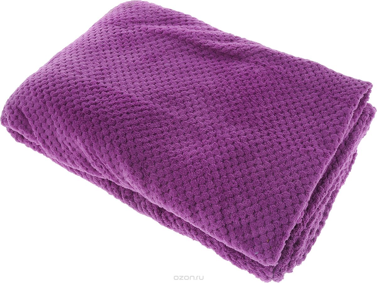 Pled-flisovyj-Coral-Fleece-100x150-sm.-Guten-Morgen-PK-100-150-Fioletovyj